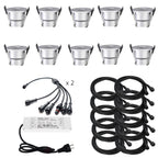 LRLEDS IP65 Pro 12-Piece System - Large Area LED Gazebo Lighting System