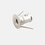 LRLEDS IP65 Waterproof 1W Mini LED Spotlight - Small Recessed Outdoor Soffit Light, Silver Finish (DC 12V)