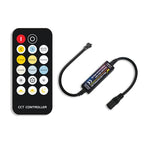 16.4ft CCT COB LED Strip Light Kit - Tunable 2700K-6500K, CRI 90+, 24V with Remote & Power Supply