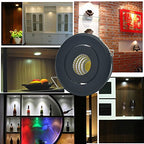 Mini 3W COB LED Downlight (10-Pack, Industrial Black) - Premium Showcase & Jewelry Lighting