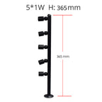 LRLEDS Professional Jewelry Showcase LED Pole Light - 360° Rotating Display Spotlight for Diamonds, Watches & Exhibitions (Adjustable Height)