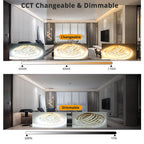 16.4ft CCT COB LED Strip Light Kit - Tunable 2700K-6500K, CRI 90+, 24V with Remote & Power Supply