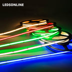 LRLEDS Professional 12V COB LED Strip Light - Dotless High-Density Linear Lighting, High CRI >90 (5m Roll)