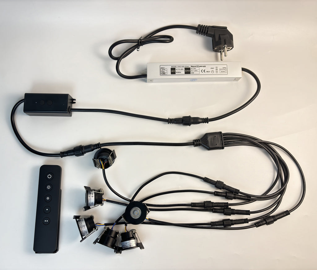 CCT Adjustable IP65 Gazebo Light Kit — 3W Ra98, 2700–6500K Changebale Dimmable