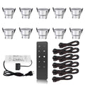 LRLEDS Semi IP65 Waterproof LED Gazebo Lighting Kit - Dimmable 3W Spots (Plug & Play Set)