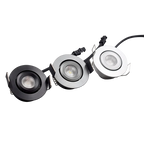 Mini 3W Recessed Architectural Cabinet Spotlight - 10pcs Bulk Pack (CRI 90+)