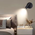 LRLEDS 3W Modern Rotatable Bedside Reading Spotlight - Minimalist Hotel Wall Lamp