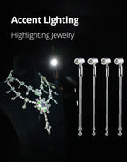 Commercial LED Jewelry Showcase Cabinet Lighting (4-Pack) - 90+ CRI Architectural Quality