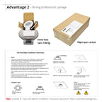 Architectural Recessed LED Downlight - 9W/12W/15W COB Spotlight