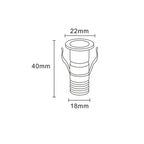 Anti-Glare Mini LED Cabinet Spotlight (10-Pack) - 1W Recessed Architectural Quality