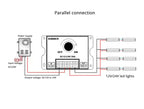 High-Power 30A LED Dimmer - DC 12V-24V, 360W-720W Manual Stepless Controller for LED Strips