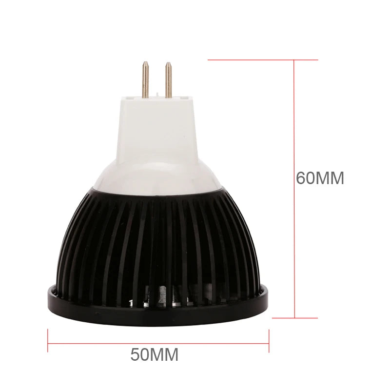 High-Density COB LED Spotlight Bulb - 5W, CRI 80+, Energy Saving (GU10/MR16/E27)