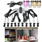 USB Mini LED Swivel Spotlight Set - Dimmable 5V Architectural Display Lighting