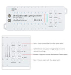 20-Step Intelligent Motion Sensor Stair LED Lighting Controller Kit - PIR & Wireless Control