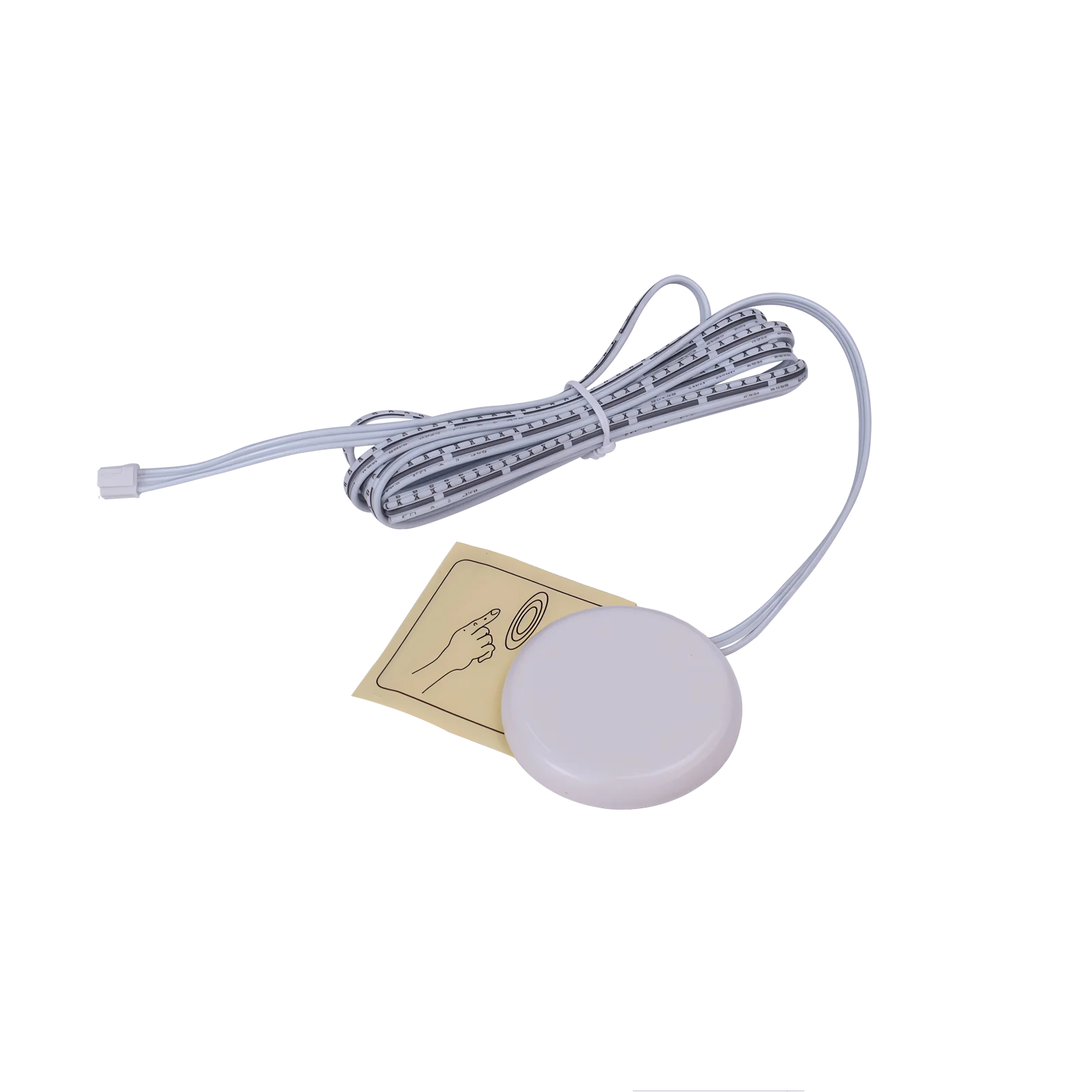 Invisible Through-Wood Touch Sensor Dimmable Switch - Hidden Control for Cabinets & Furniture