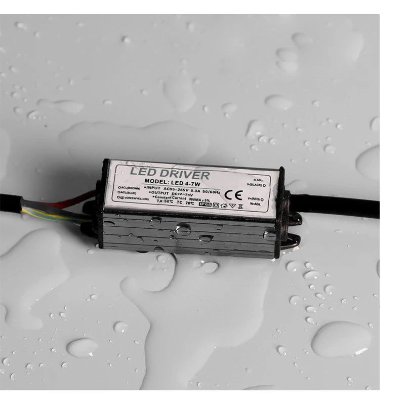IP65 Waterproof Architectural LED Downlight - 7W/12W Recessed Die-Cast Spotlight