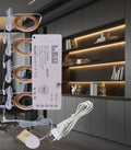 Through-Wood Touch Sensor COB LED Under Cabinet Lighting Kit - Dimmable, Dotless 12V Strip