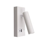 Bedside Reading Wall Lamp Spot Light Modern Hotel Home Room Adjustable Reading Light Built Charge USB Type-c Ports