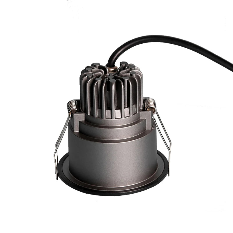IP65 Waterproof Architectural LED Downlight - 7W/12W Recessed Die-Cast Spotlight