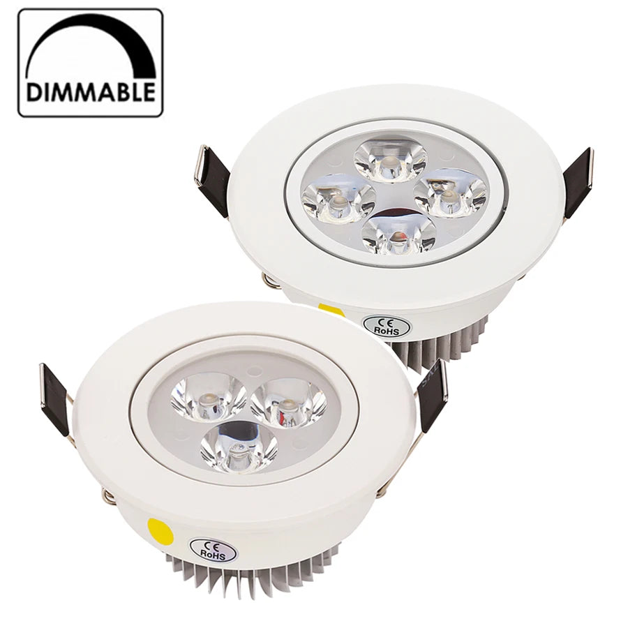 Architectural Recessed LED Downlight - 9W/12W/15W COB Spotlight