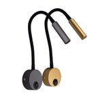 Minimalist Hotel Bedside Reading Wall Lamp - Space-Saving Button Switch