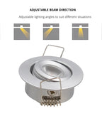 Mini 3W Recessed Architectural Cabinet Spotlight - 10pcs Bulk Pack (CRI 90+)