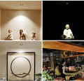 Anti-Glare Mini LED Cabinet Spotlight (10-Pack) - 1W Recessed Architectural Quality