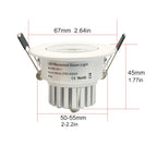 5W Anti-glare Recessed LED Downlight - Architectural Home Decor Spotlight