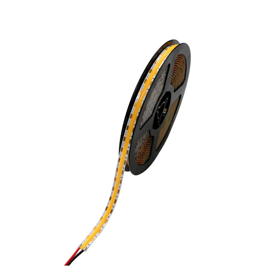 LRLEDS Professional 5V COB LED Strip Light - 480 LEDs/m, 8mm, Dotless High CRI 90+