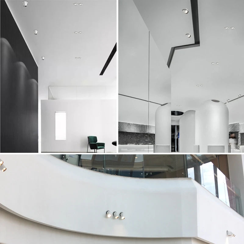 10W 15W LED Recessed Retractable Rotating Downlight - Architectural Quality