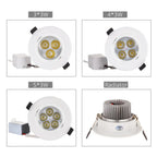 Architectural Recessed LED Downlight - 9W/12W/15W COB Spotlight