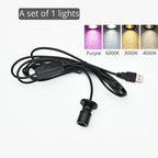 USB Mini LED Swivel Spotlight Set - Dimmable 5V Architectural Display Lighting