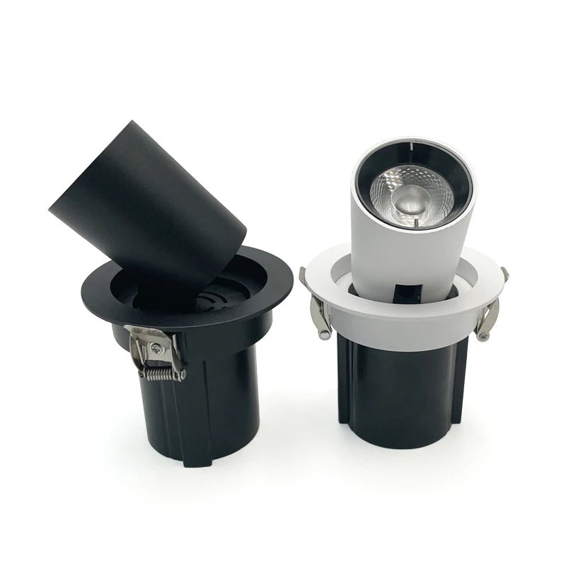 10W 15W LED Recessed Retractable Rotating Downlight - Architectural Quality