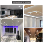 Architectural Recessed LED Downlight - 9W/12W/15W COB Spotlight (10pcs Bulk Pack)