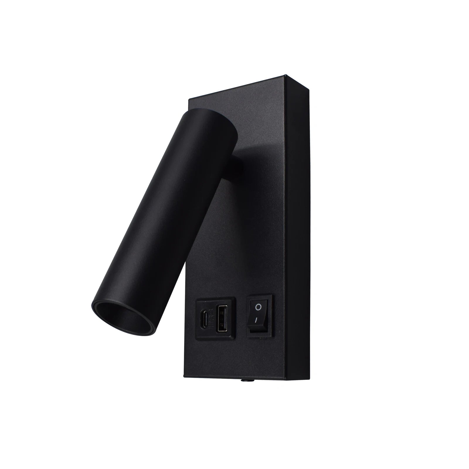 Bedside Reading Wall Lamp Spot Light Modern Hotel Home Room Adjustable Reading Light Built Charge USB Type-c Ports