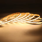 LRLEDS Professional 5V COB LED Strip Light - 480 LEDs/m, 8mm, Dotless High CRI 90+
