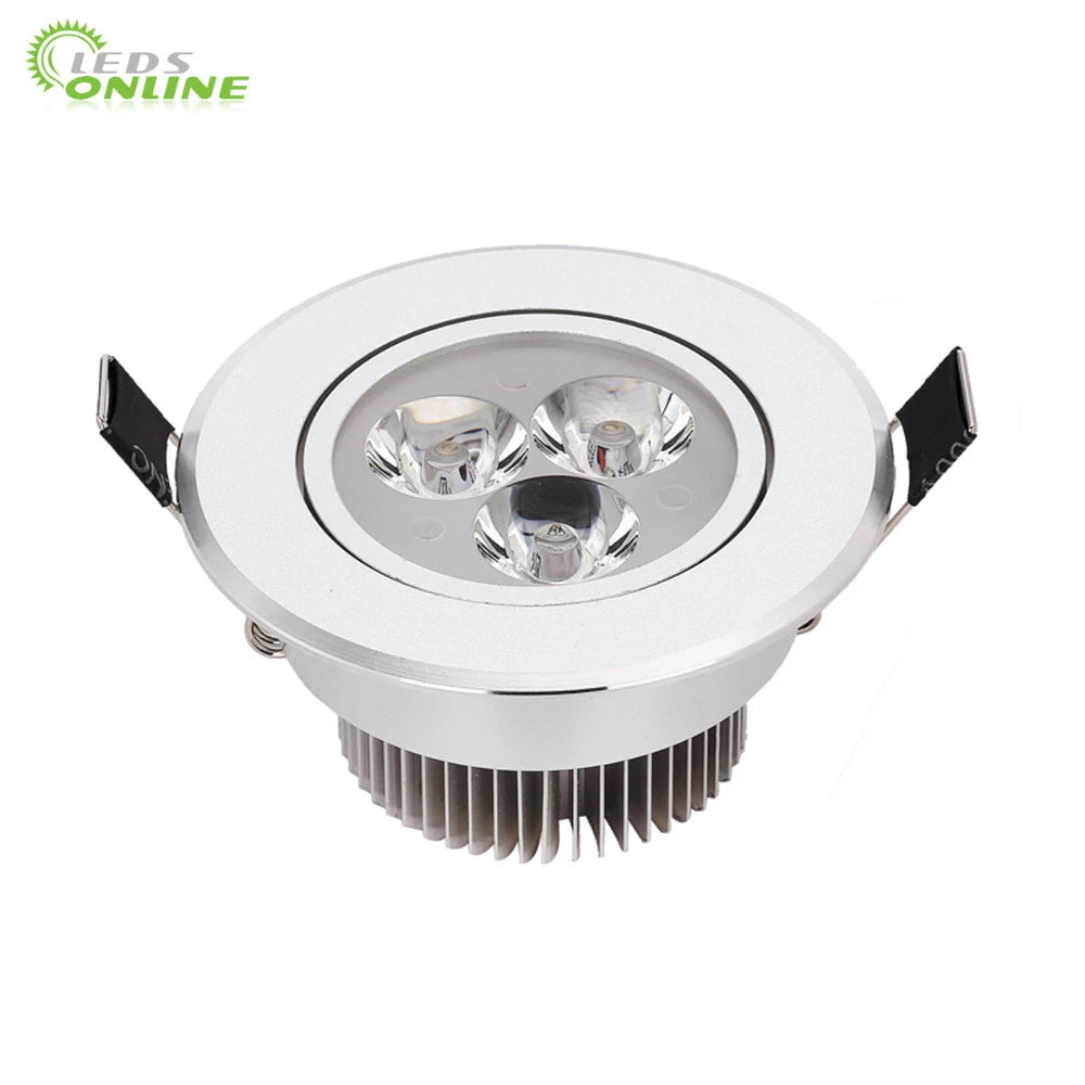 Architectural Recessed LED Downlight - 9W/12W/15W COB Spotlight (10pcs Bulk Pack)
