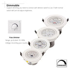 Architectural Recessed LED Downlight - 9W/12W/15W COB Spotlight