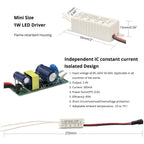 Frameless Recessed Anti-Glare LED Downlight - Architectural Trimless Spotlight