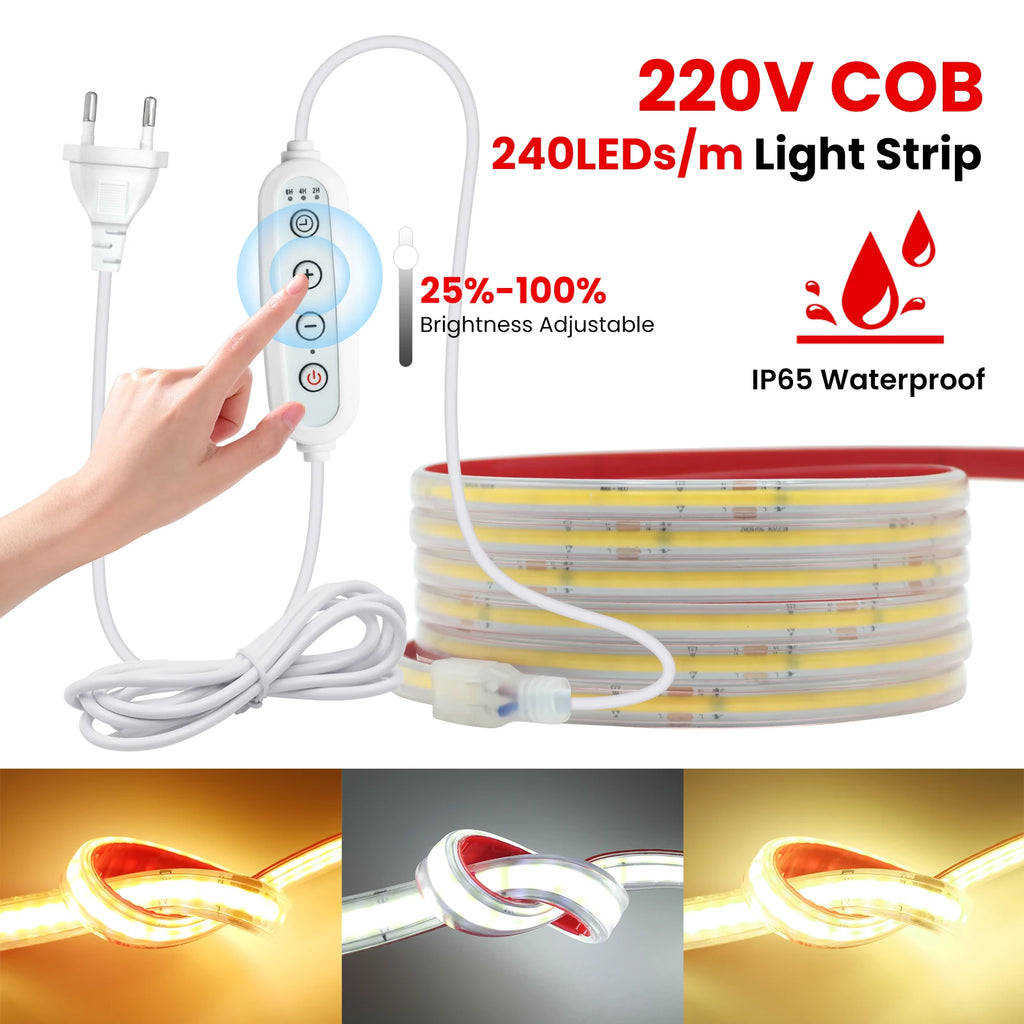 Invisible Through-Wood Touch Sensor Dimmable Switch - Hidden Control for Cabinets & Furniture