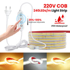 Invisible Through-Wood Touch Sensor Dimmable Switch - Hidden Control for Cabinets & Furniture