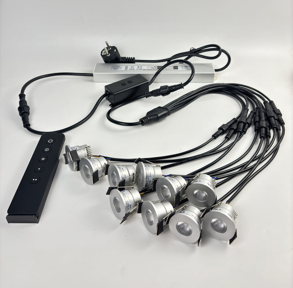 CCT Adjustable IP65 Gazebo Light Kit — 3W Ra98, 2700–6500K Changebale Dimmable