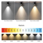 LRLEDS Deep Anti-Glare 3W COB LED Spotlight - 24° Narrow Beam, Bridgelux LED Recessed Downlight (Dimmable, CRI >90)