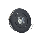 LRLEDS 6-Pack Remote Dimmable Mini LED Gazebo Lighting Kit - 18W IP65 Waterproof Recessed Spotlights, Black (30° Focused Beam, Complete DIY Set)