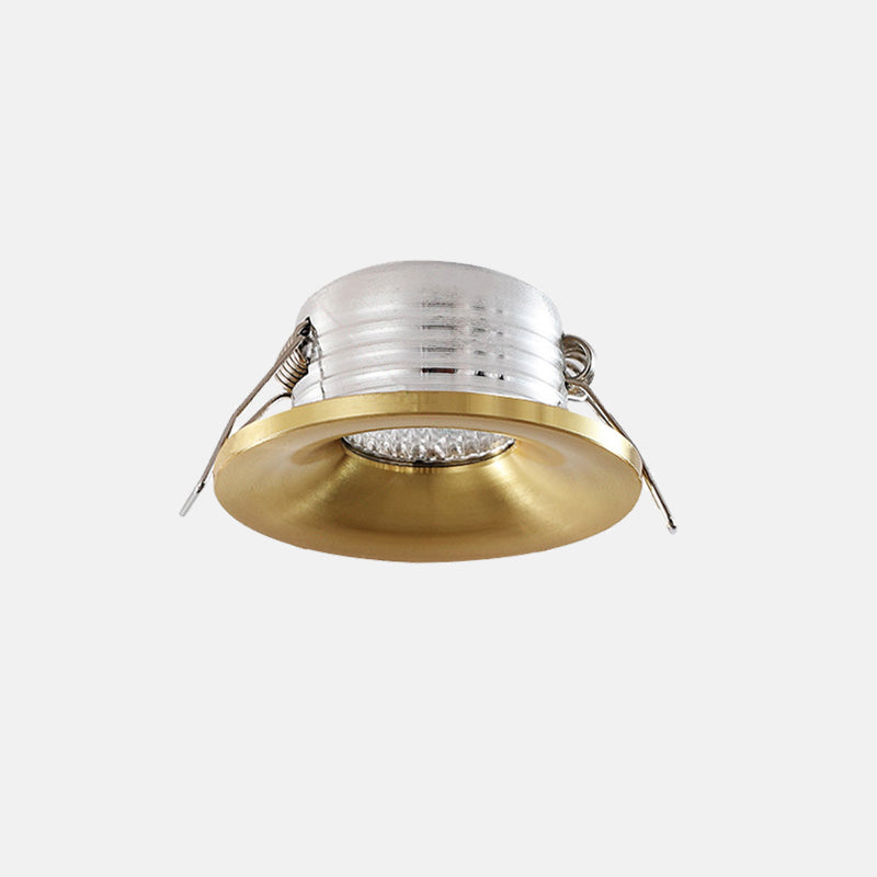 LRLEDS Luxury Gold & Silver Mini COB LED Spotlight - 3W Recessed Accent Light, High CRI >90 (35-40mm Cutout)