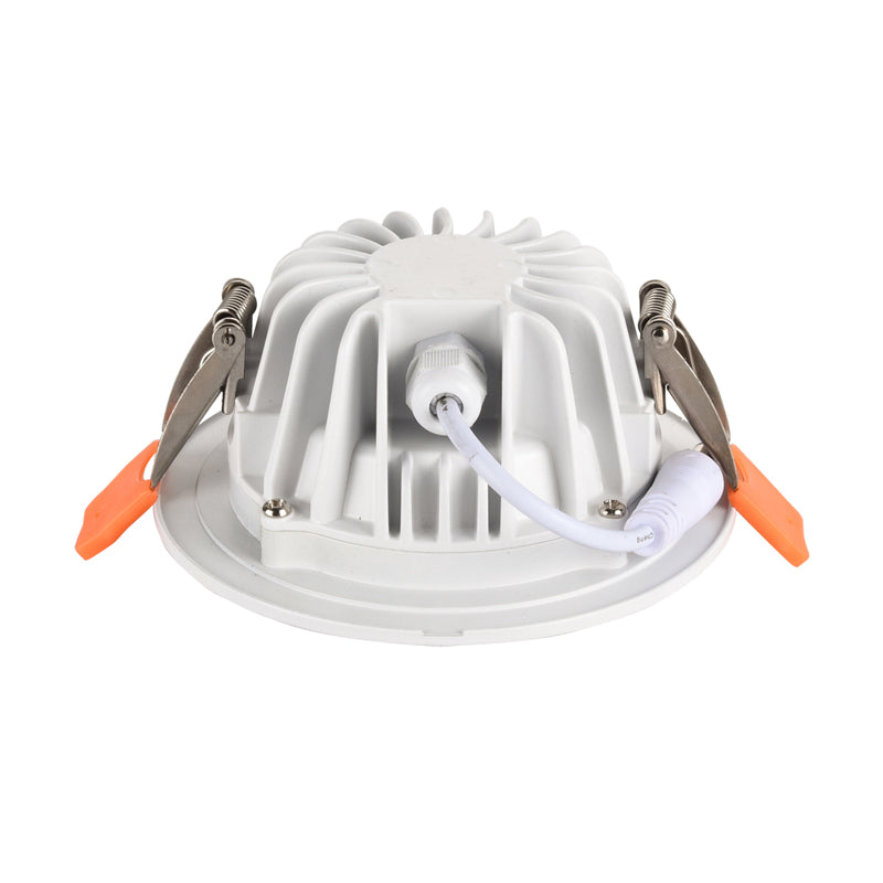 LRLEDS Heavy-Duty IP65 Waterproof LED Downlight - 7W/9W/12W/15W Die-Cast Aluminum Spotlight for Saunas, Bathrooms & Outdoor Eaves