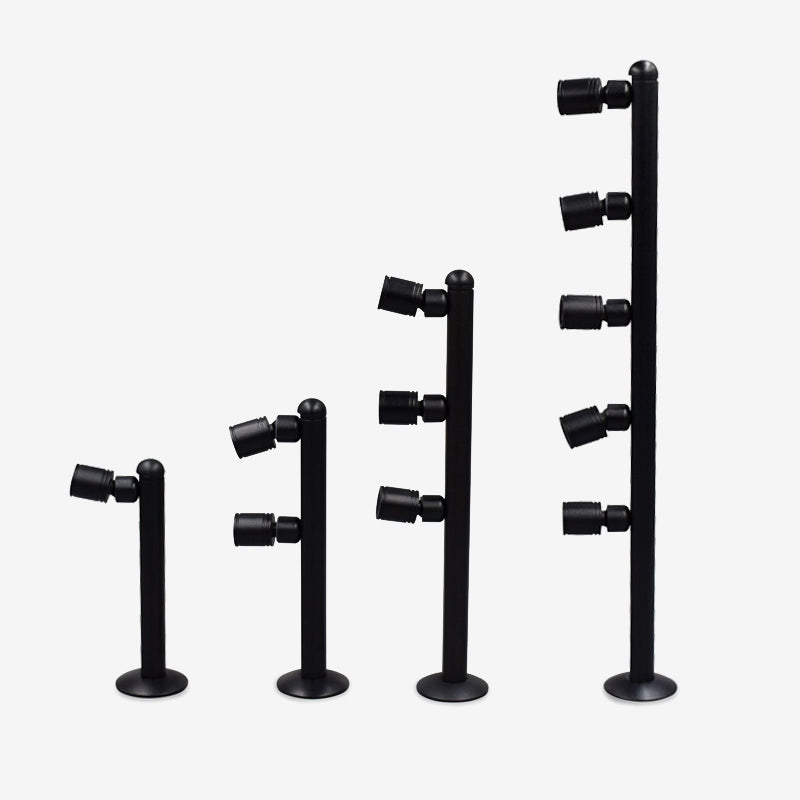 LRLEDS Professional Jewelry Showcase LED Pole Light - 360° Rotating Display Spotlight for Diamonds, Watches & Exhibitions (Adjustable Height)