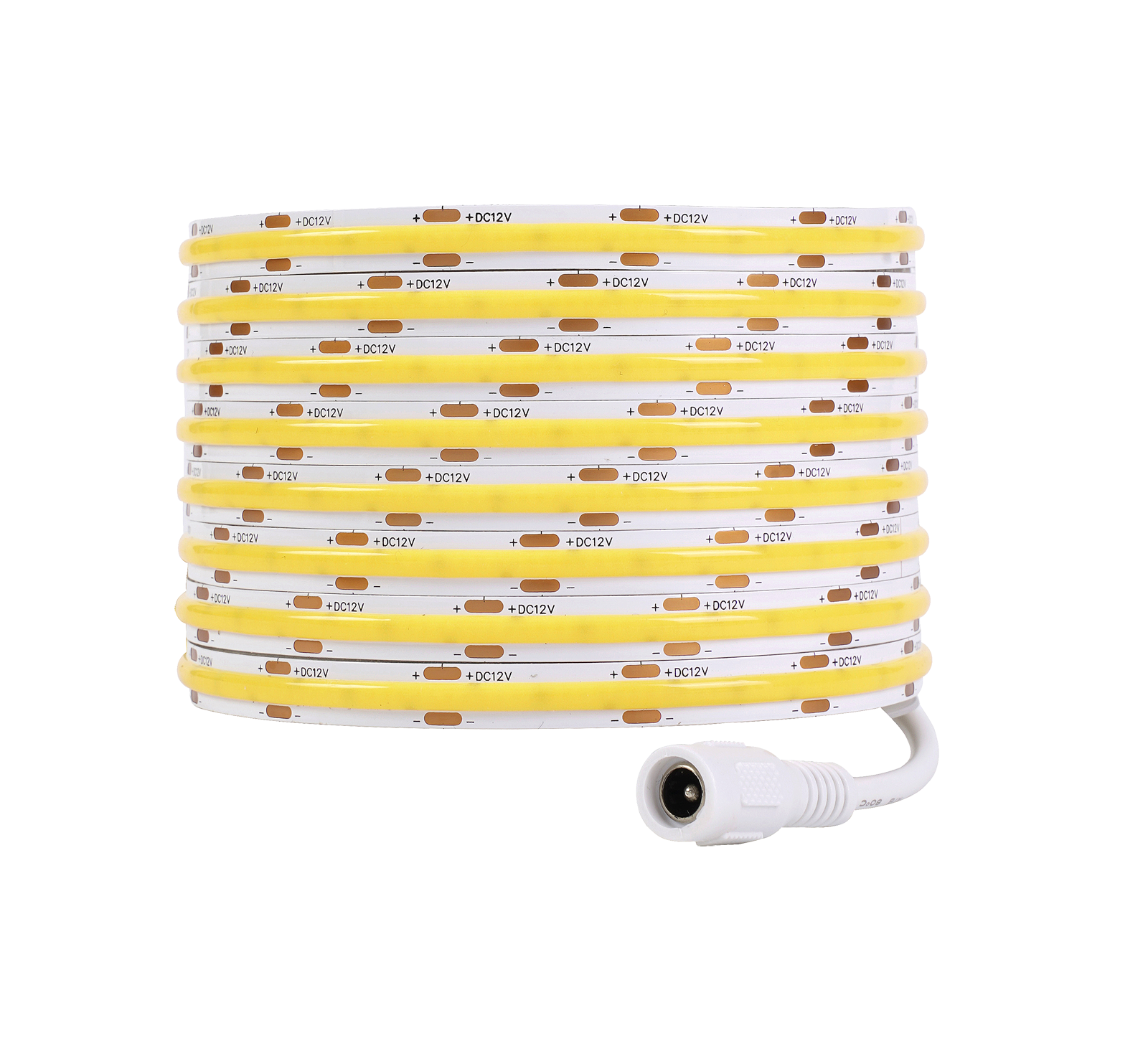 LRLEDS Professional 12V COB LED Strip Light - Dotless High-Density Linear Lighting, High CRI >90 (5m Roll)