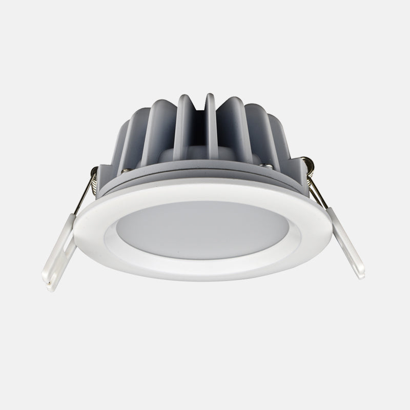 LRLEDS Professional 7W IP65 Waterproof LED Recessed Downlight - Bathroom & Outdoor Soffit Spotlight (Die-Cast Aluminum)