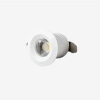 LRLEDS High-CRI >90 Mini 1W LED Spotlight - 20mm Cutout Recessed Accent Downlight, White Finish